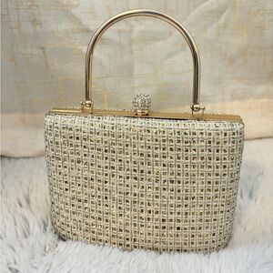 Beautiful gold clutch